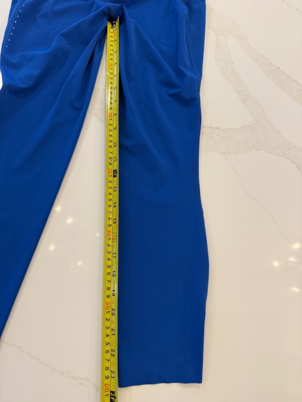 Lululemon Blue Athletic Leggings with Side Pockets - Picture 9 of 9